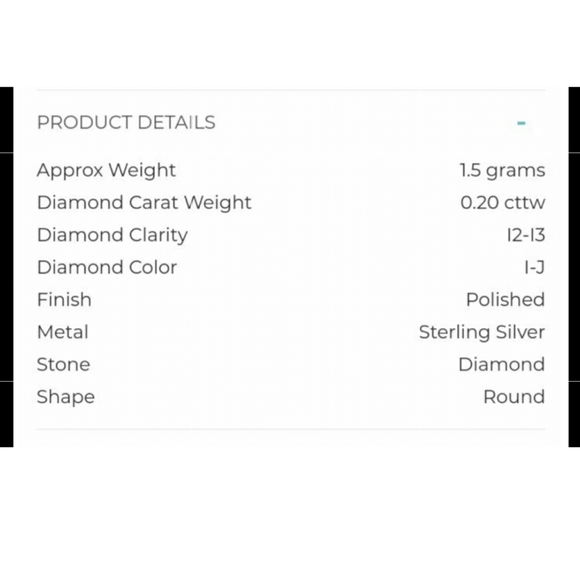 💍GENUINE 1/5CT DIAMOND HALO TWIST RING💍 - Picture 4 of 4